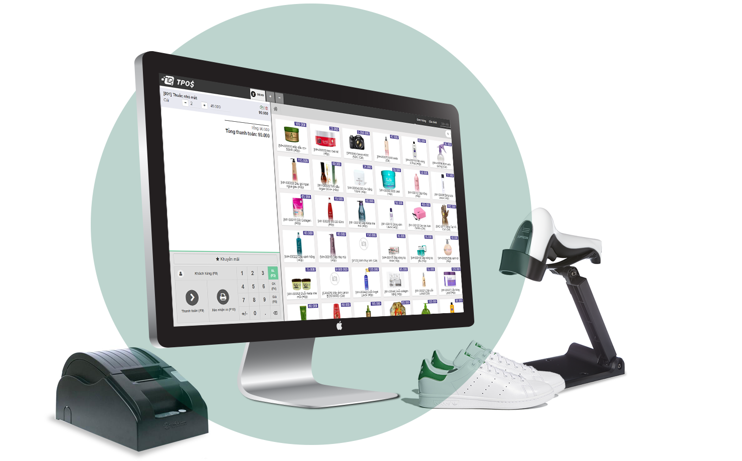 Những thiết bị cần thiết cho các shop bán hàng | Phần mềm tính tiền 